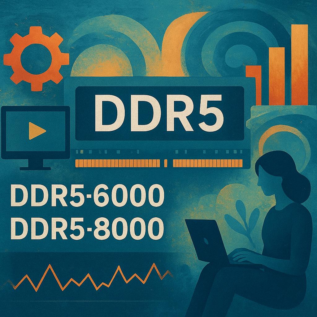 DDR5-6000 vs DDR5-8000 Benchmarks: Real-World FPS, 1% Lows, and Creator Workloads Across Modern CPUs