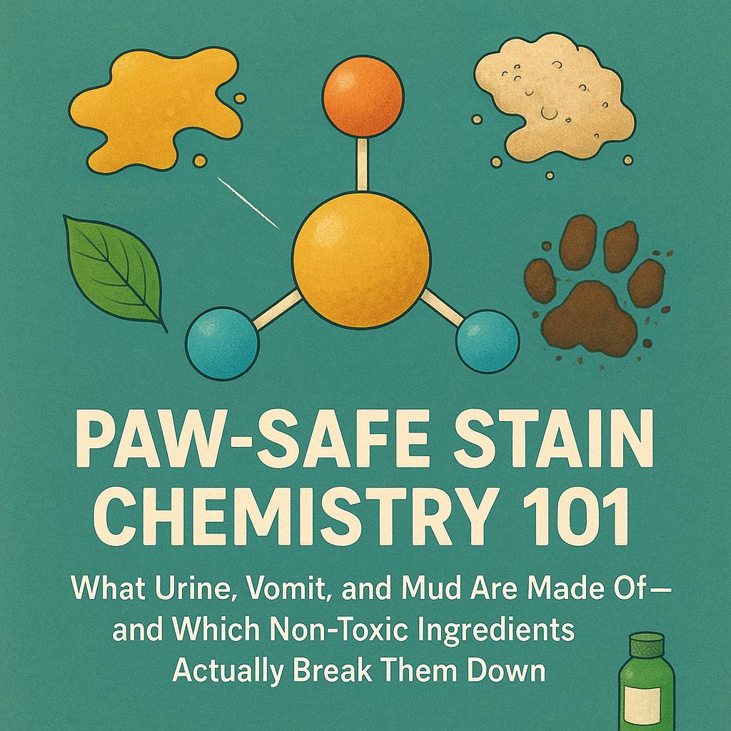 Paw-Safe Stain Chemistry 101: What Urine, Vomit, and Mud Are Made Of-and Which Non-Toxic Ingredients Actually Break Them Down