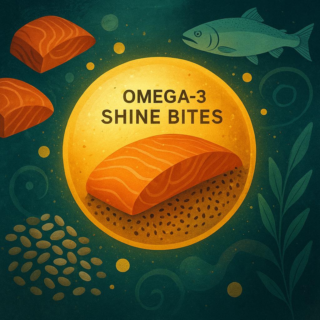 Omega-3 Shine Bites: DIY Salmon & Chia Coat-Gloss Treats (No Artificial Additives)