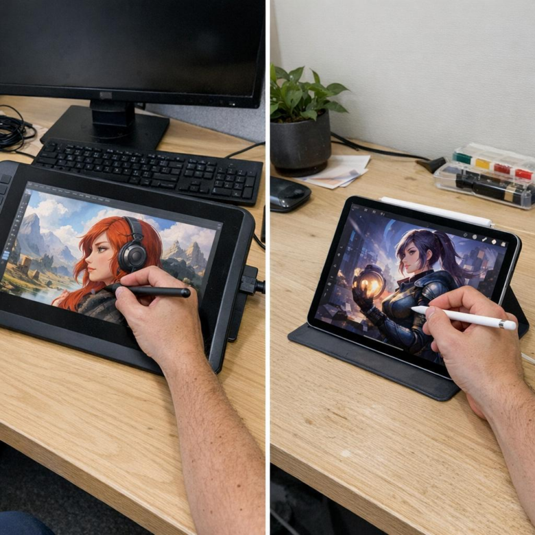 Drawing Tablet vs iPad: Which Is Better for Digital Art?