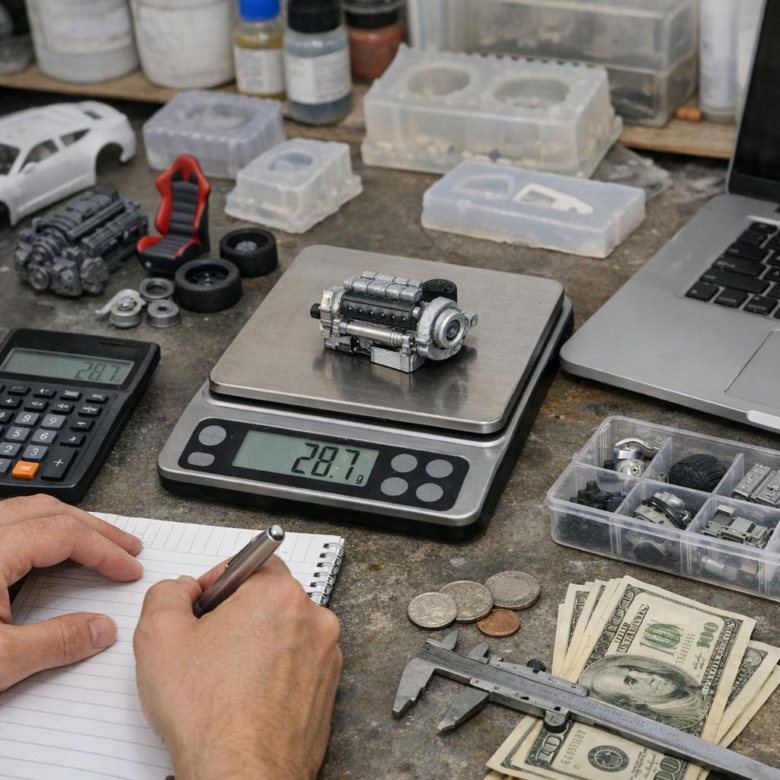How to Price Custom Resin Cast Car Parts for Online Collectors