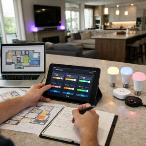 Designing Multi-Zone Smart Lighting Scenes for Luxury Open-Concept Homes