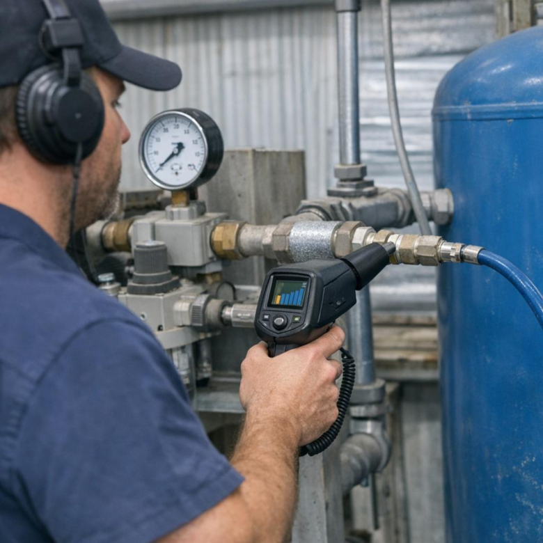 Step-by-Step Guide to Ultrasound Leak Detection in Compressed Air Systems