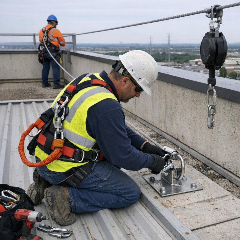 How to Implement Fall Protection Systems for High-Altitude Maintenance